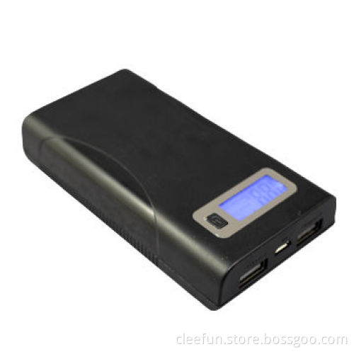 Latest 6,000mAh power bank with LCD screen show the power accurately, dual USB port